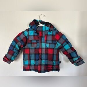 Burton Plaid Winter Coat 2T